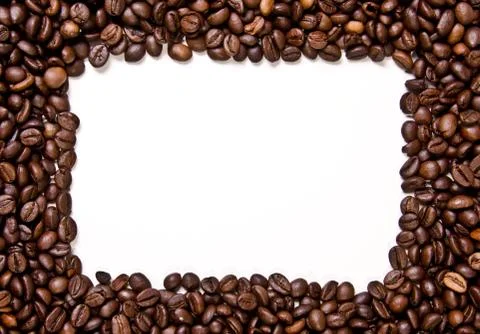 Coffee frame Stock Photos
