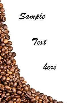 Coffee frame Stock Photos