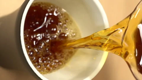 Coffee into a glass Video stock 170752567