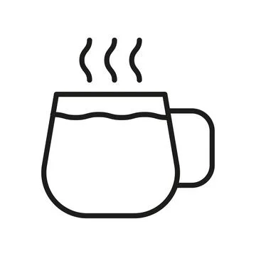Coffee glass icon vector design templates simple and modern Stock Illustration