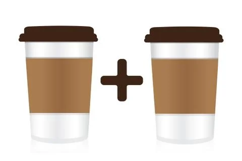 Coffee glass Stock Illustration