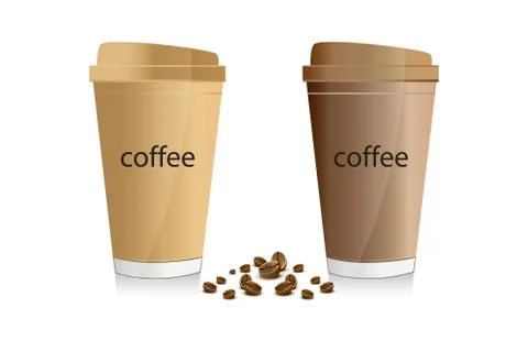Coffee glass Stock Illustration