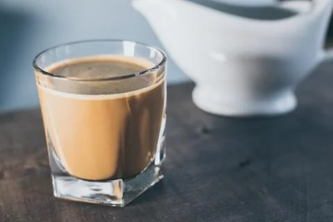 Coffee in a glass Stock Photos
