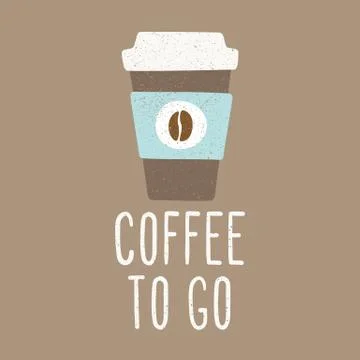 Coffee to go. Stock Illustration