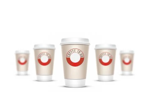 Coffee to go Stockillustratie