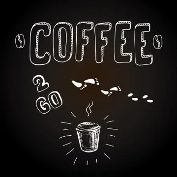 Coffee to go Stock Illustration