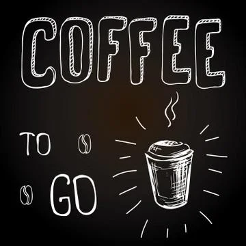 Coffee to go Stock Illustration