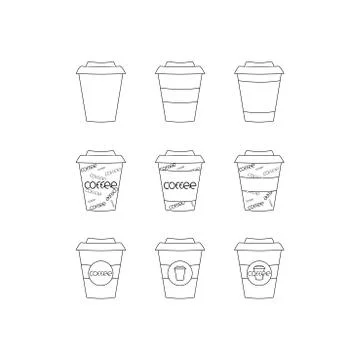 Coffee to go. Stock Illustration