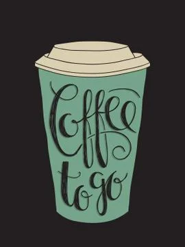 Coffee to go Stock Illustration