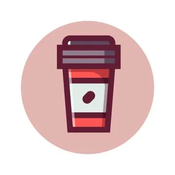 Coffee To Go Isolated Icon Stock Illustration