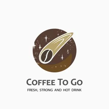 Coffee to go label イラスト素材