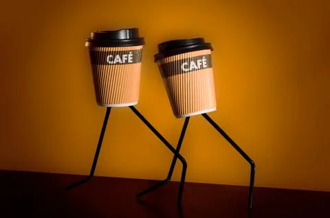 Coffee to go Stock Photos