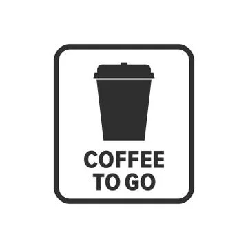 Coffee to go symbol  Illustrazione stock