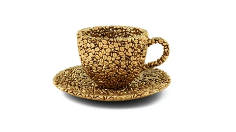 Coffee gold Stock Footage 47864075