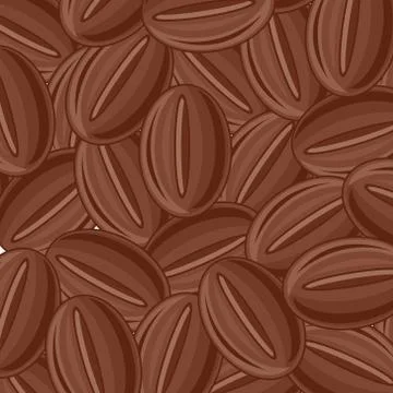 Coffee grain background Stock Illustration