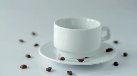 Coffee with grains Stock Footage 21844462