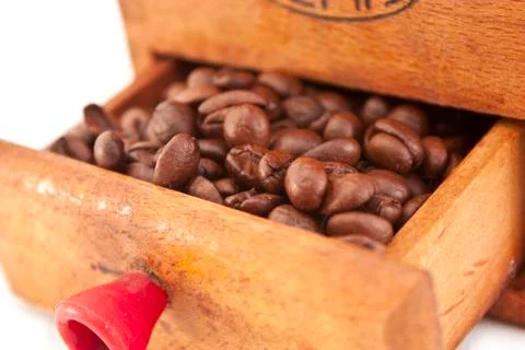 Coffee grains Foto stock