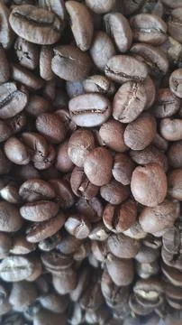 Coffee grains texture Stock Photos