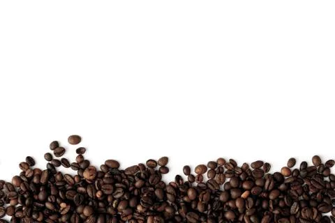 Coffee grains,abstract, dark Stock Photos