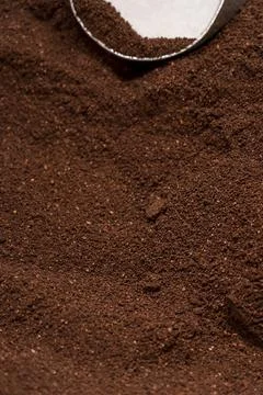 Coffee grind texture background. Stock Photos