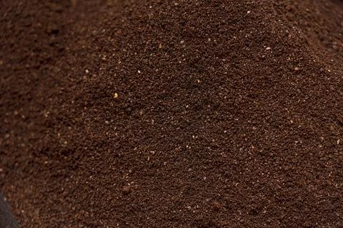 Coffee grind texture background. Stock Photos