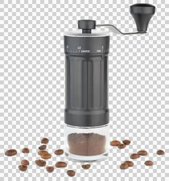 Coffee grinder with adjustable settings Stock Photos