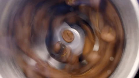 Coffee grinder close-up Stock Footage 53192375
