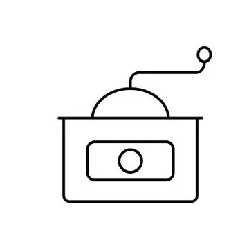 Coffee grinder icon element of coffe icon for mobile concept and web apps. Th Illustrazione stock