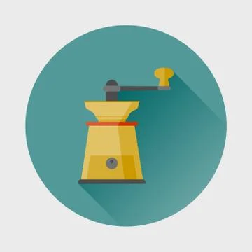 Coffee grinder icon. Stock Illustration