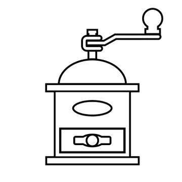 Coffee grinder icon Stock Illustration