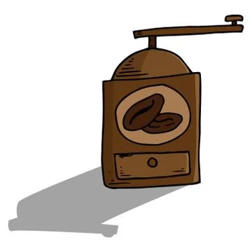 Coffee grinder icon. Stock Illustration