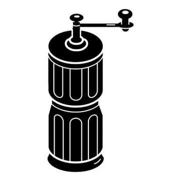 Coffee grinder icon, simple style Stockillustratie