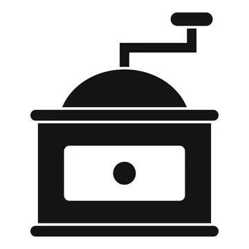 Coffee grinder icon, simple style 스톡 일러스트