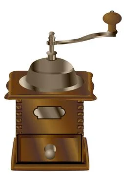 Coffee grinder Stock Illustration