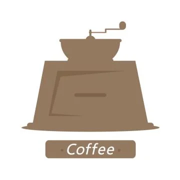 Coffee grinder Stock Illustration