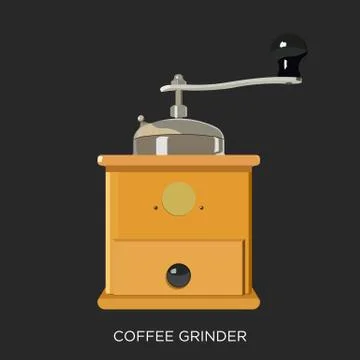 Coffee Grinder Stock Illustration