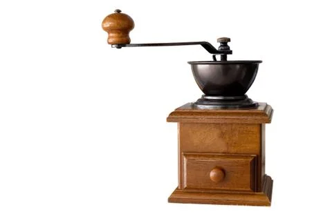 Coffee grinder isolate on white background Stock Photos