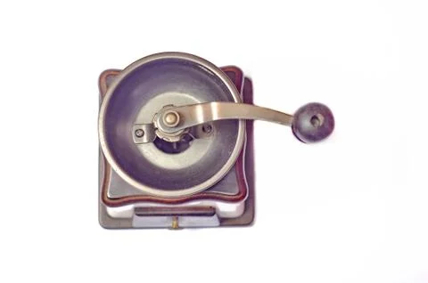Coffee grinder, isolated 库存照片