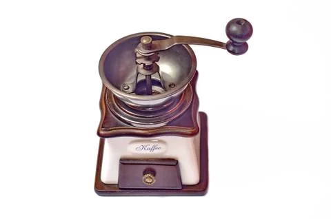 Coffee grinder, isolated Stock Photos