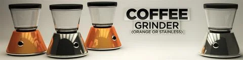 Coffee Grinder Machine 3D Model
