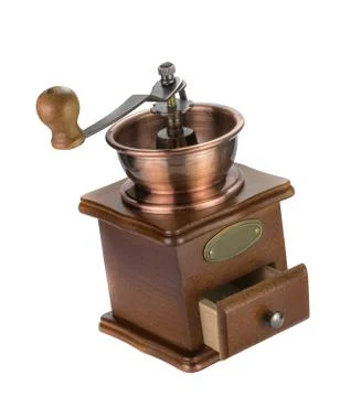 Coffee Grinder over white background Stock-Fotos