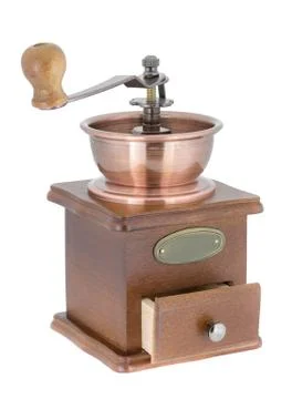 Coffee Grinder over white background Foto stock