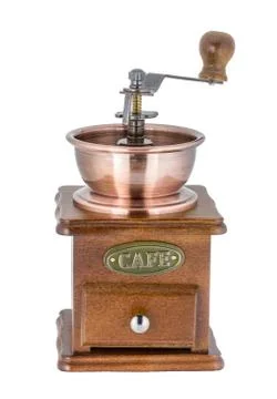 Coffee Grinder over white background Foto stock