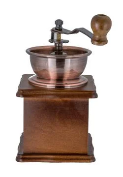 Coffee Grinder over white background Stock Photos
