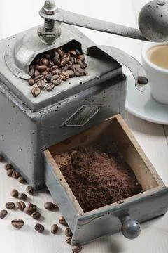 Coffee grinder Foto stock