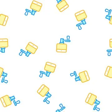 Coffee grinder vector seamless pattern color イラスト素材