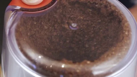Coffee Grinding. Super Slow Stock Footage 78130660