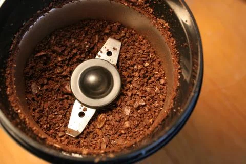 Coffee grinds Stock Photos