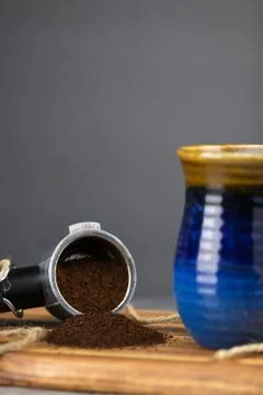 Coffee Grounds Stock-Fotos