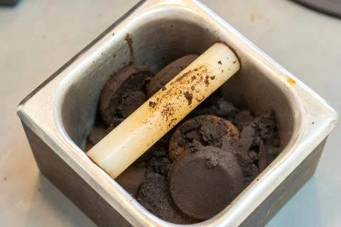 Coffee grounds Stock Photos